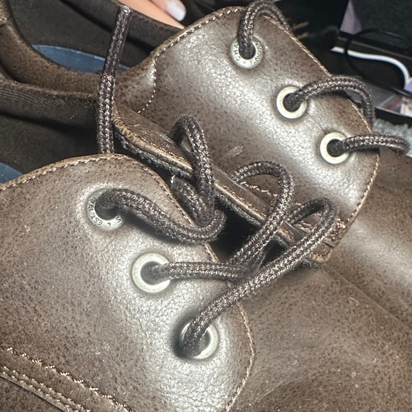 chaps brown dress shoes SMOKE HOUR SUEDE CHAPS IN BROWN – AKIRA main image 1